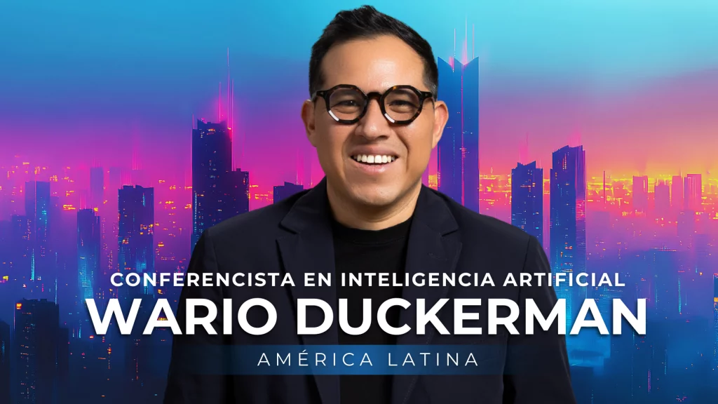 Wario Duckerman, la mejor opción al contratar conferencista de inteligencia artificial para eventos corporativos y congresos de tecnología.