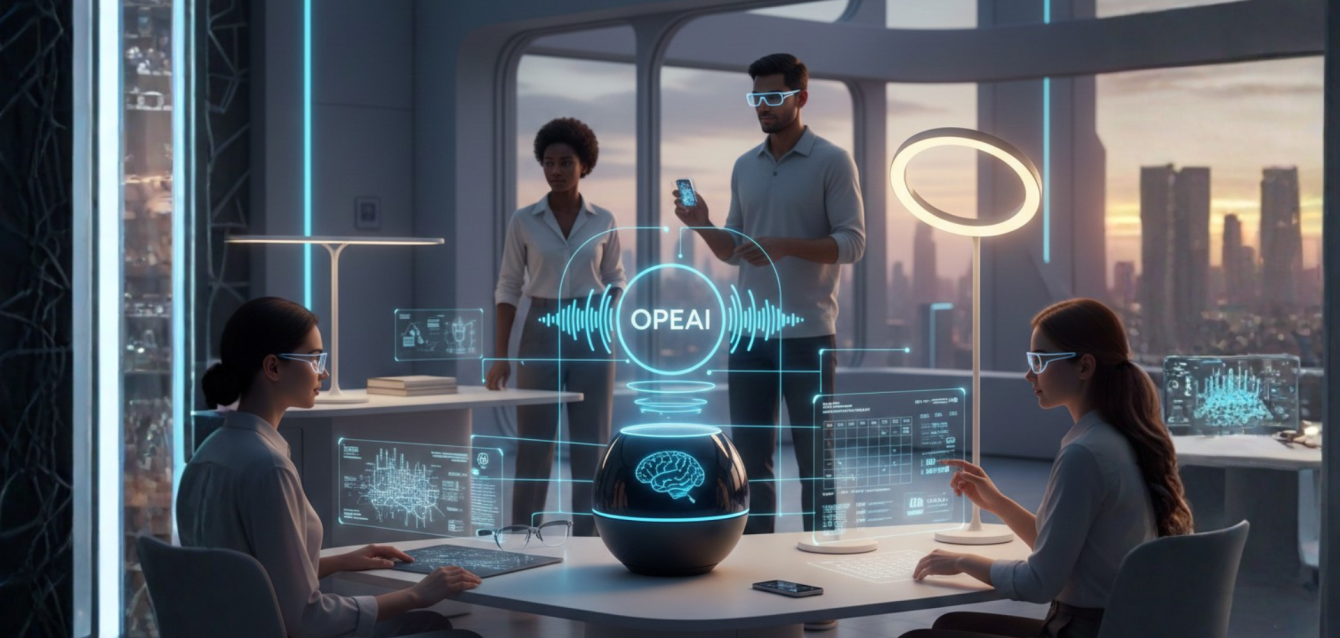 hardware-openai-inteligencia-artificial-2026-01 Hardware de OpenAI - nuevos dispositivos inteligentes - ecosistema de IA generativa para el hogar