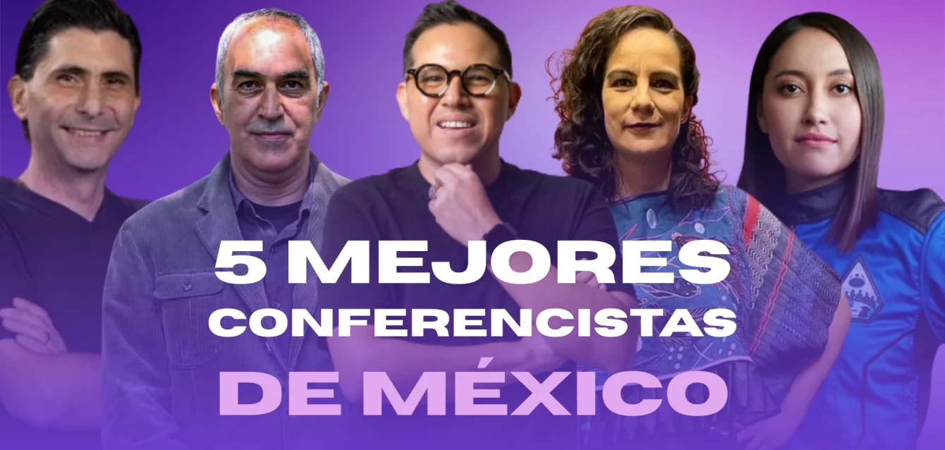 mejores-conferencistas-mexico-rumbo-2026 Los 5 mejores conferencistas de México: Wario Duckerman, Katya Echazarreta y Jorge Huerta Bleck.
