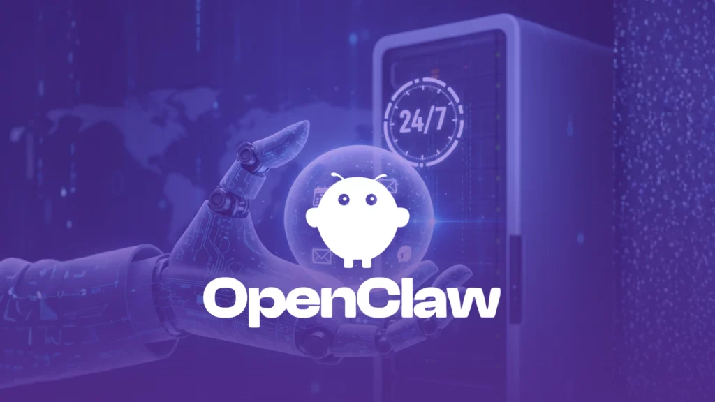 Asistente de IA autónomo OpenClaw gestionando tareas de productividad 24/7 en un servidor VPS.