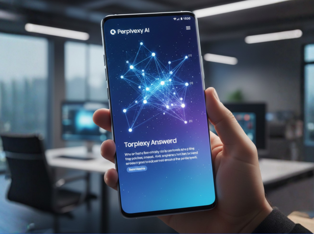 Samsung Perplexity Galaxy AI - interfaz de búsqueda inteligente en smartphone premium