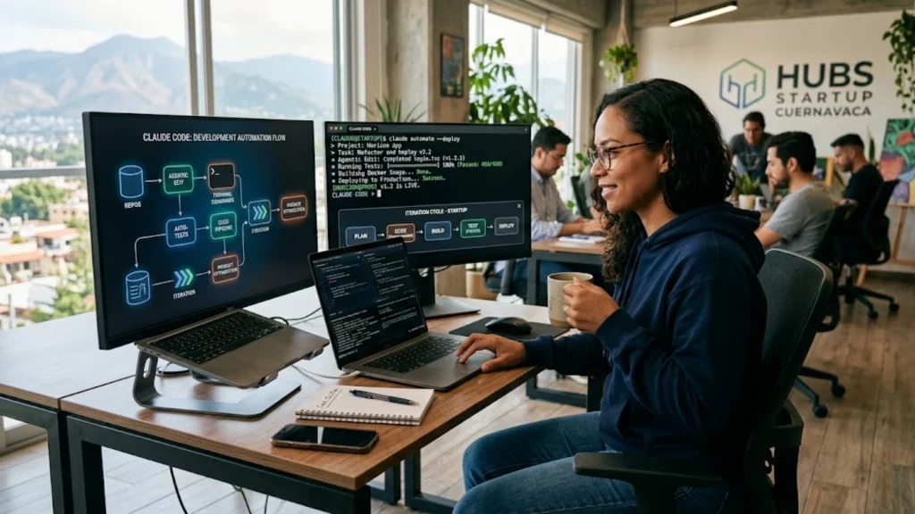 Automatización con Claude Code - Interfaz de terminal y flujo de trabajo para founders