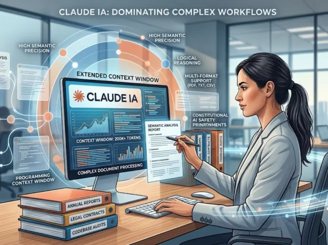 Claude IA - interfaz de chat y análisis de datos - asistente inteligente