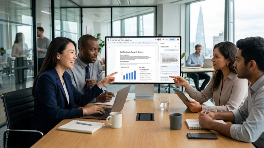 Gemini en Google Docs - interfaz de IA - asistente de productividad en Workspace