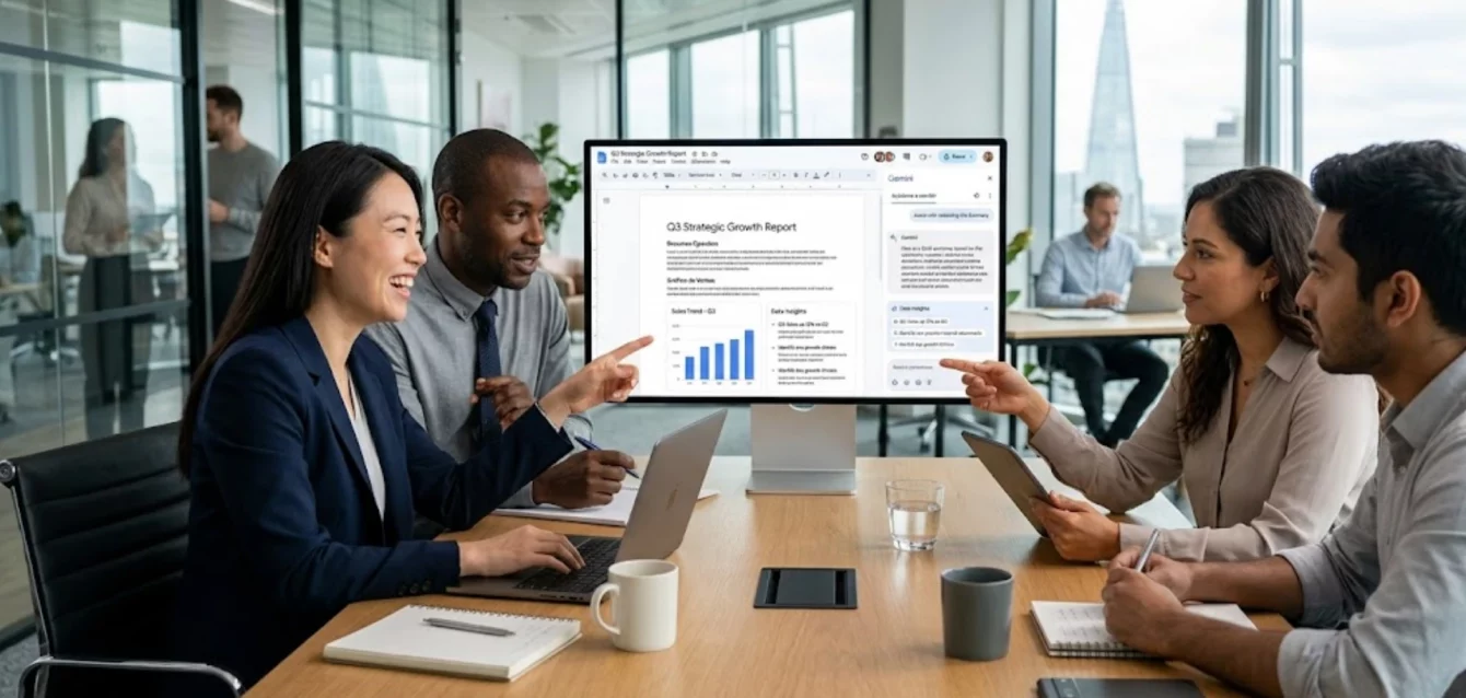 Gemini en Google Docs - interfaz de IA - asistente de productividad en Workspace