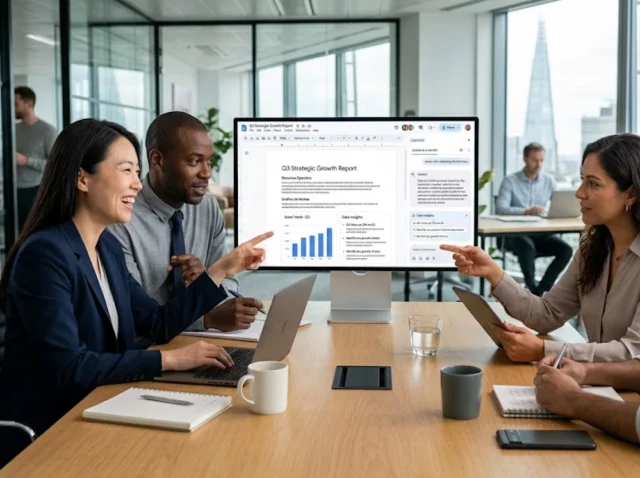 Gemini en Google Docs - interfaz de IA - asistente de productividad en Workspace