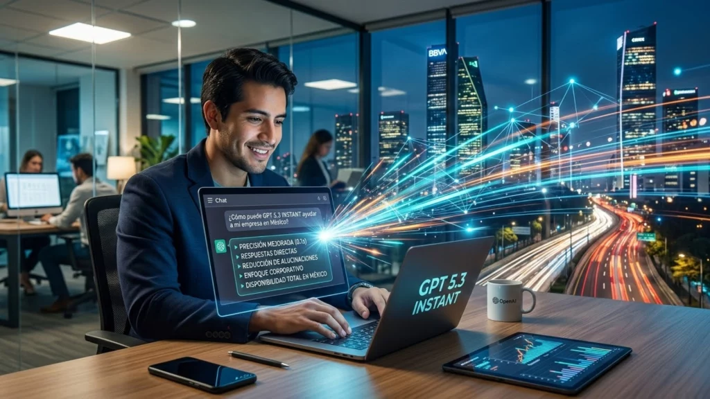 gpt 5.3 instant - interfaz de chatgpt - nuevo modelo conversacional
