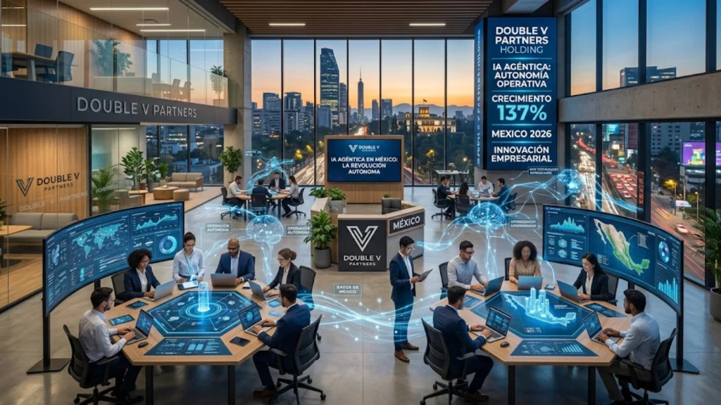 Double V Partners impulsa la IA agéntica en México como holding tecnológico.