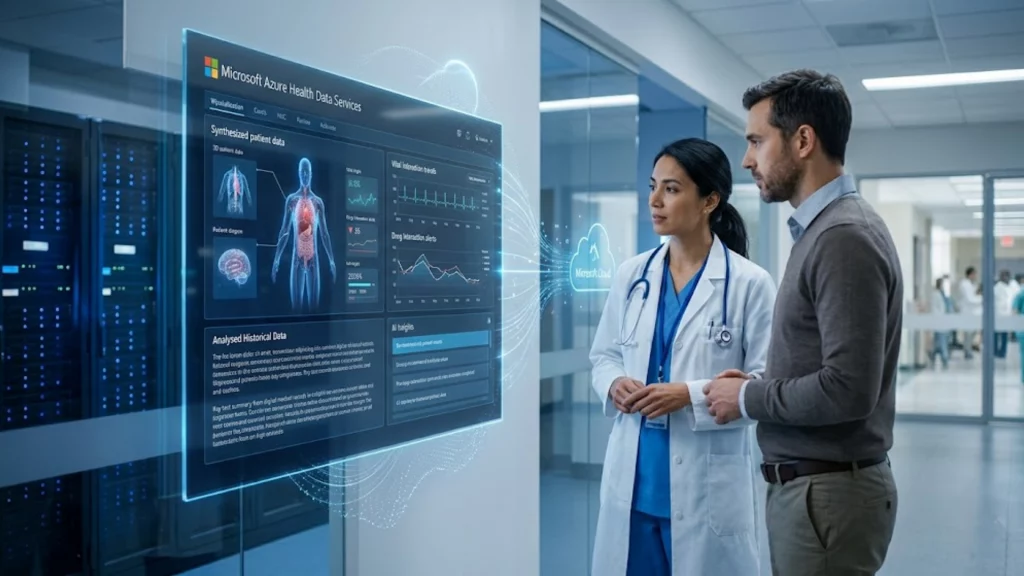 IA de Microsoft - interfaz de análisis de datos médicos - tecnología de salud digital