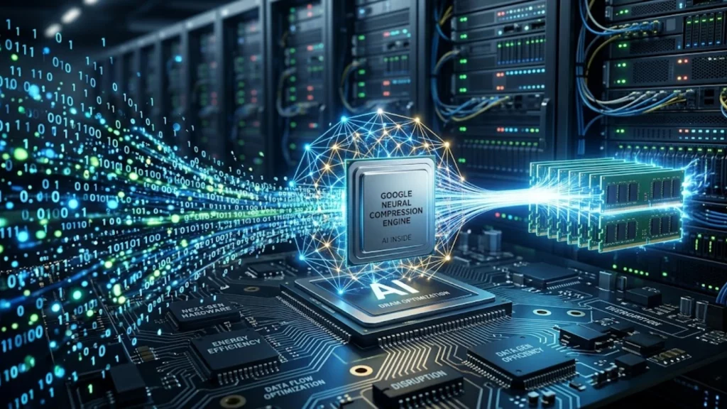 Visualización de datos comprimidos mediante redes neuronales en chips de memoria de Google