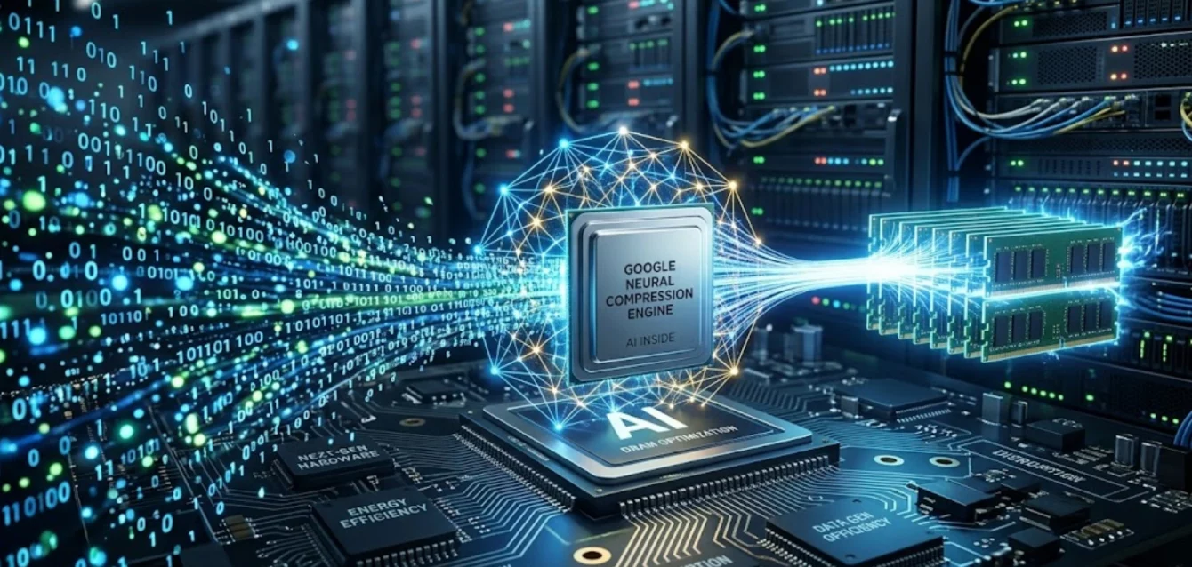 Visualización de datos comprimidos mediante redes neuronales en chips de memoria de Google