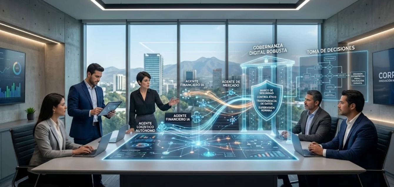 inteligencia-artificial-agentica-2026-01 Inteligencia artificial agéntica - sistema de toma de decisiones autónomo - estrategia empresarial moderna