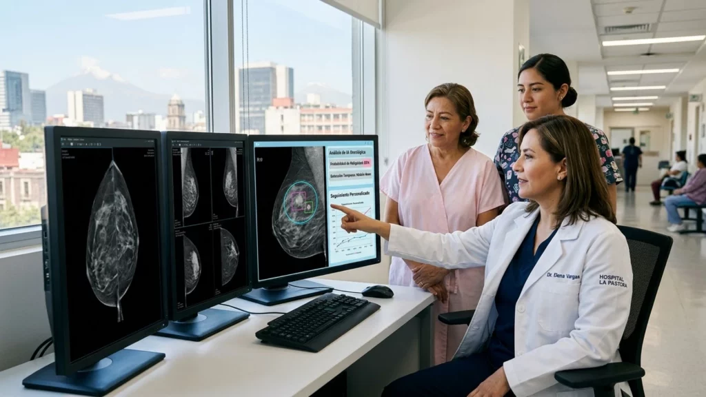 Inteligencia artificial oncológica - software de análisis médico - Hospital La Pastora CDMX