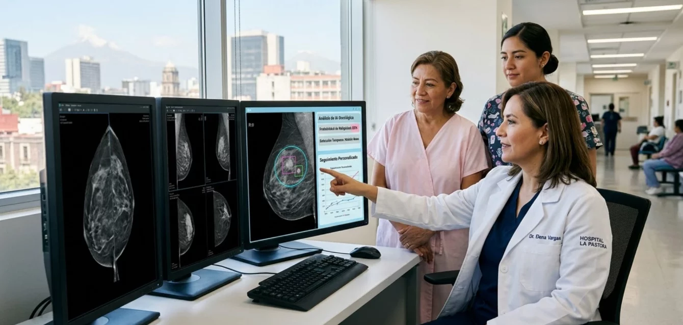 Inteligencia artificial oncológica - software de análisis médico - Hospital La Pastora CDMX