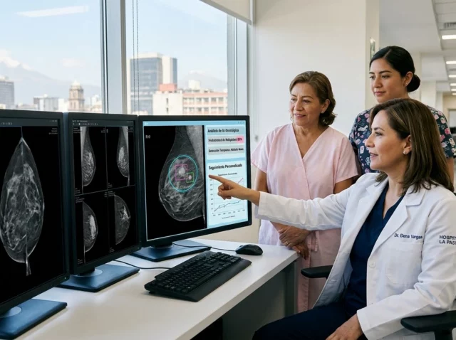 Inteligencia artificial oncológica - software de análisis médico - Hospital La Pastora CDMX