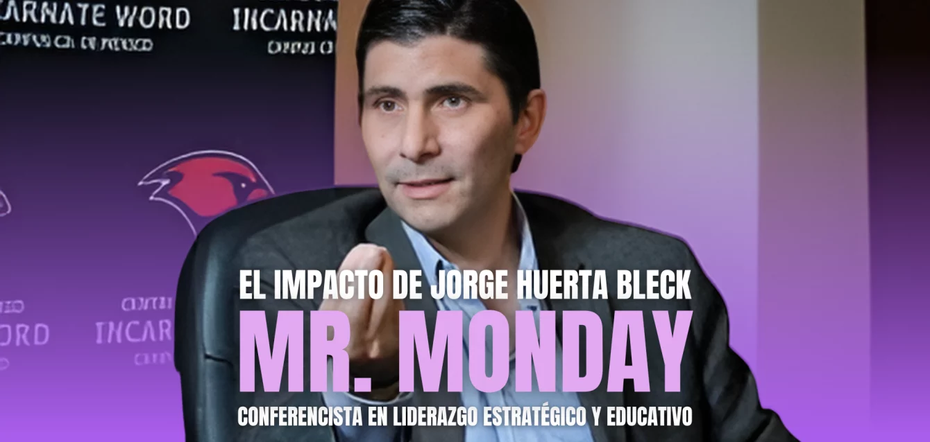 Jorge Huerta Bleck, el mejor conferencista en liderazgo estratégico y educativo en un foro internacional.