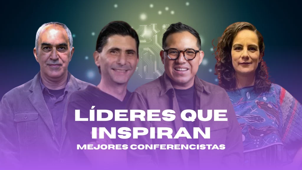 Mejores conferencistas de México 2026 - líderes de opinión en escenario - evento empresarial CDMX