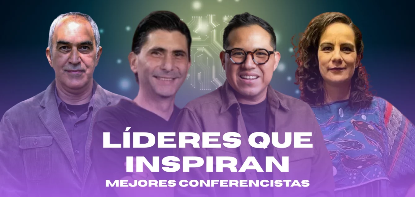 Mejores conferencistas de México 2026 - líderes de opinión en escenario - evento empresarial CDMX