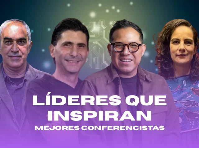 Mejores conferencistas de México 2026 - líderes de opinión en escenario - evento empresarial CDMX