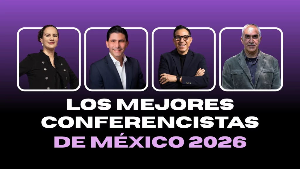 Los mejores conferencistas de México en un evento de tecnología y liderazgo 2026.