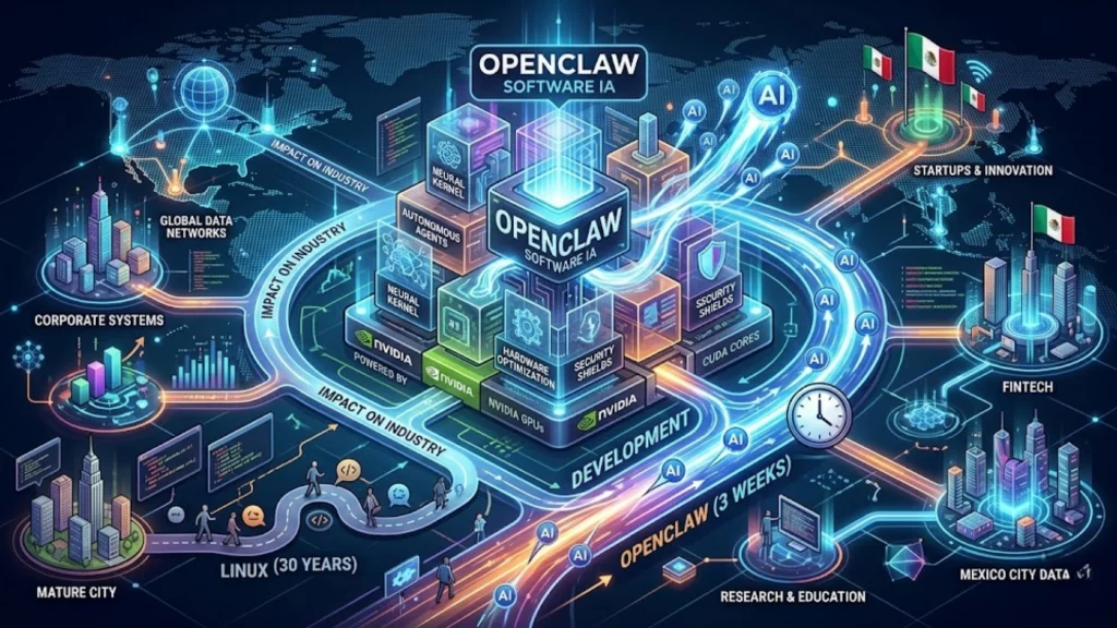 OpenClaw software IA - ecosistema tecnológico - innovación NVIDIA