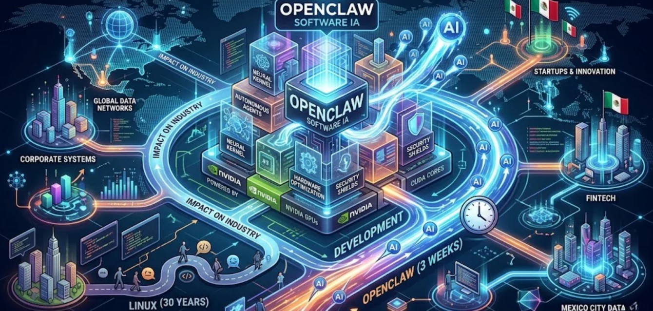 OpenClaw software IA - ecosistema tecnológico - innovación NVIDIA