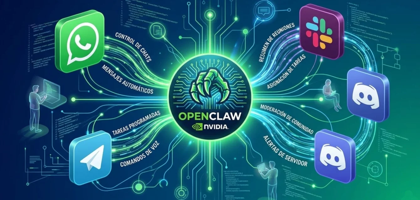 Jensen Huang, CEO de Nvidia, presentando OpenClaw como el agente autónomo sucesor de ChatGPT.