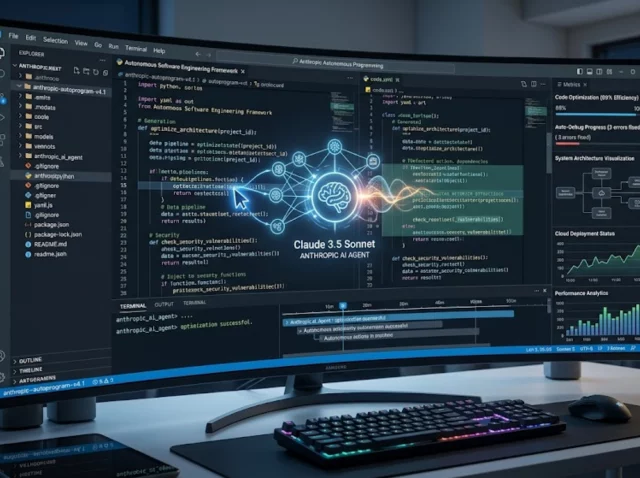 Programación autónoma Anthropic - Interfaz de código y agentes de IA - Desarrollo de software