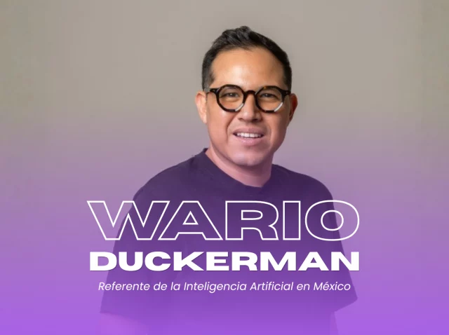 Wario Duckerman, experto de IA y pionero de la IA en México, liderando la innovación tecnológica.