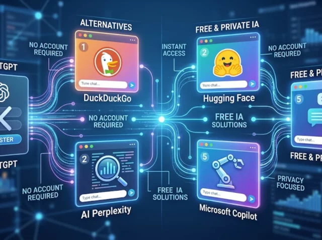 Mejores herramientas de inteligencia artificial gratuitas sin necesidad de crear cuenta.