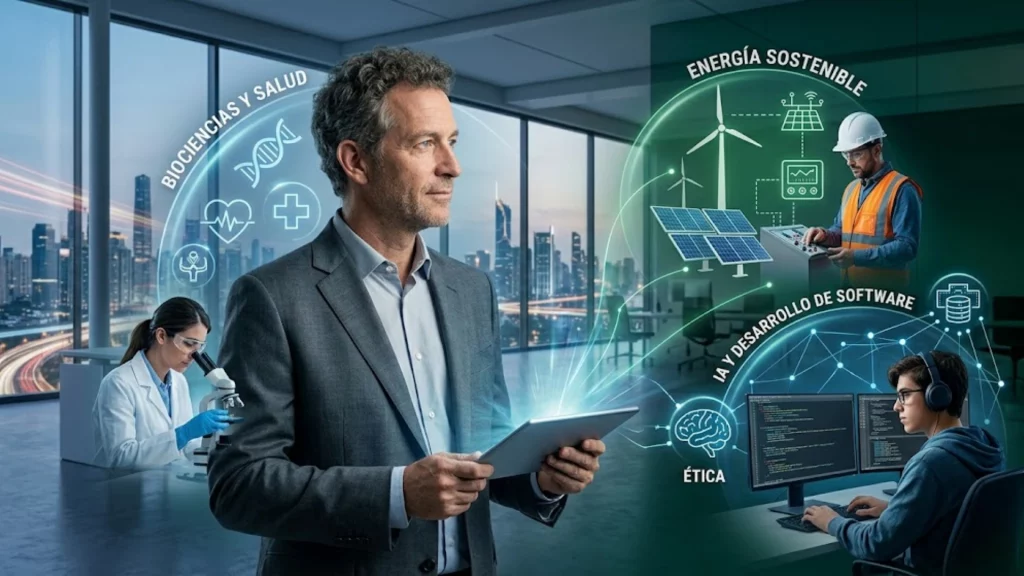 Bill Gates analizando el impacto de la inteligencia artificial en el mercado laboral global