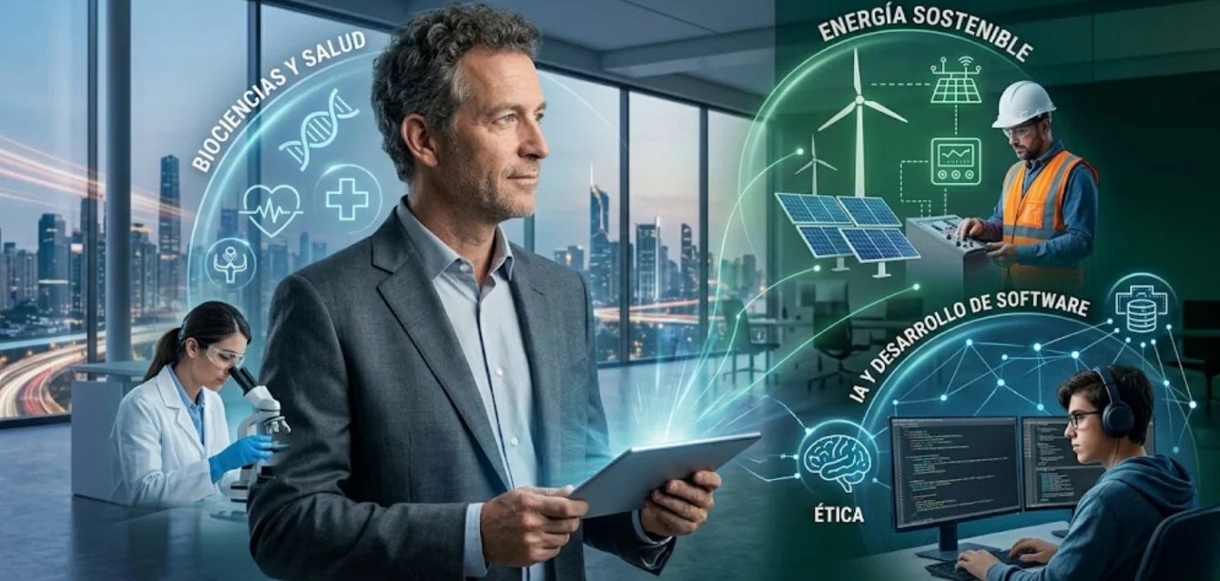 Bill Gates analizando el impacto de la inteligencia artificial en el mercado laboral global