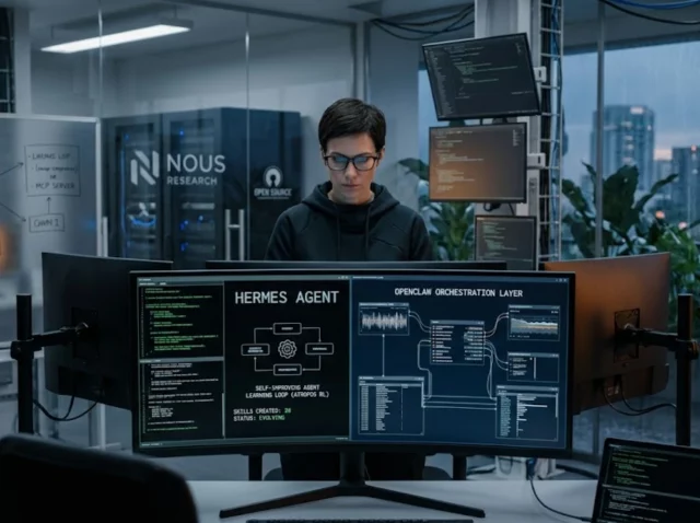 Interfaz de terminal de Hermes Agent el agente de IA de Nous Research