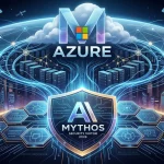 Representación digital de la alianza entre Microsoft y Anthropic para la seguridad en la nube Azure.
