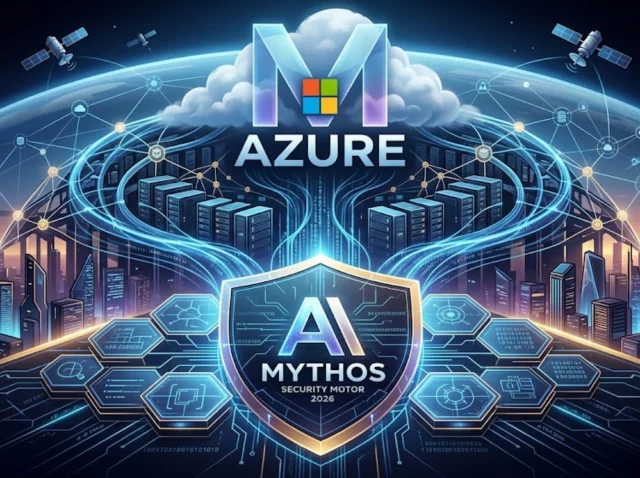 Representación digital de la alianza entre Microsoft y Anthropic para la seguridad en la nube Azure.