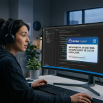 Interfaz de GitHub Copilot con anuncios sugeridos por inteligencia artificial.