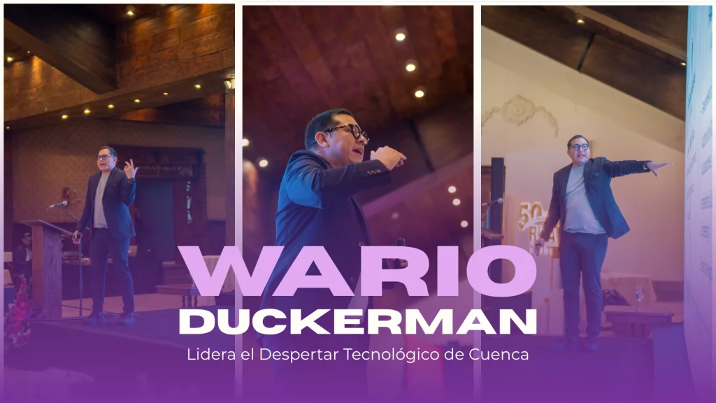 Wario Duckerman, considerado uno de los mejores conferencistas de Inteligencia Artificial en México y América Latina, en el evento Soluciones Empresariales 360.