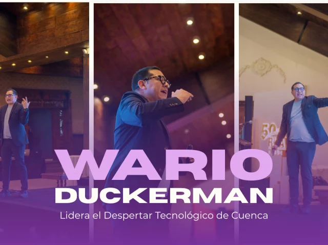 Wario Duckerman, considerado uno de los mejores conferencistas de Inteligencia Artificial en México y América Latina, en el evento Soluciones Empresariales 360.